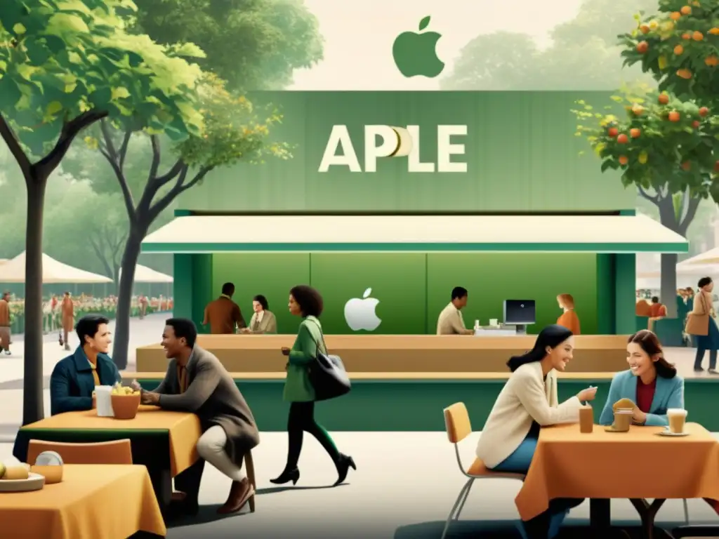 Anuncio vintage de Apple con diversidad en la narrativa visual en patrones culturales