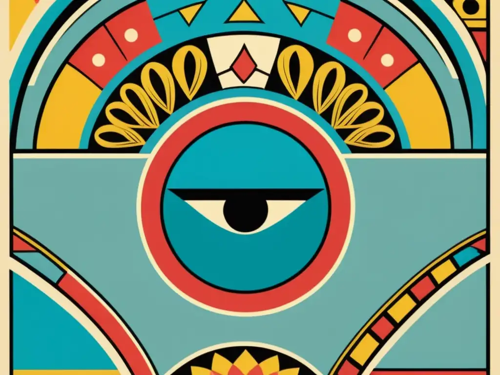 Mosaico cultural: tradición y modernidad en publicidad móvil Anuncio vintage con patrones artísticos tradicionales en mosaico