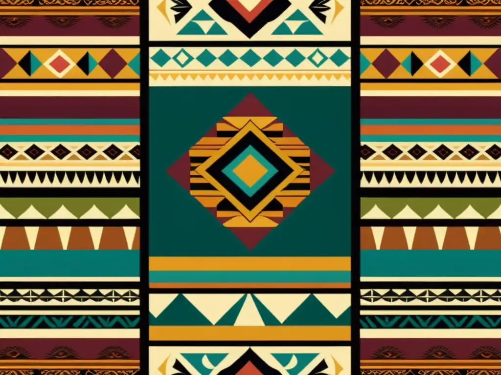 Collage vibrante de patrones culturales para branding vibrante, inspirado en la herencia y diversidad cultural
