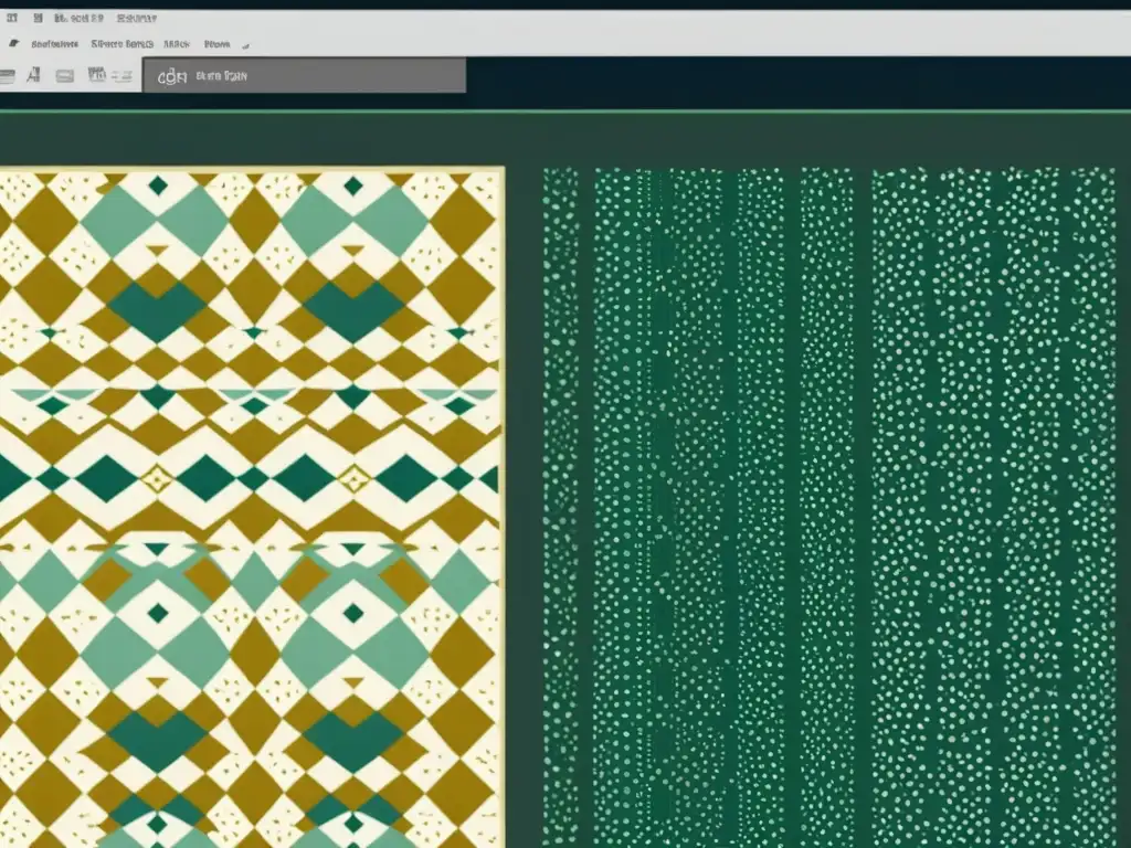 Creación de un patrón vintage con software, fusionando lo antiguo con lo moderno