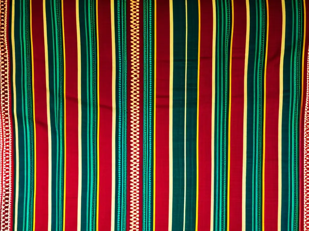 Detallado Sambalpuri Ikat patrones textiles Odisha, tejido tradicional con colores vibrantes y diseño intricado, evocando autenticidad y nostalgia