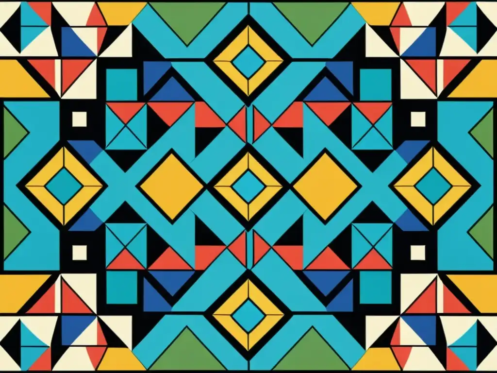 Detalle artesanal de mosaico vintage con patrones artísticos en campañas publicitarias