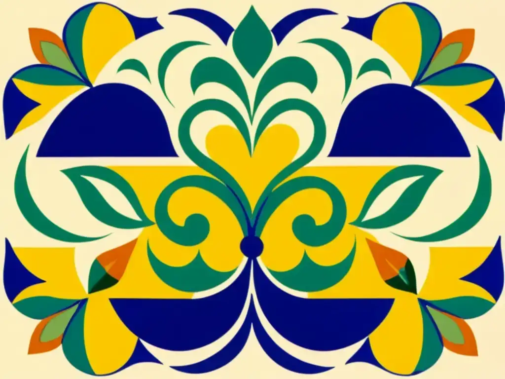 Detalle de azulejos mexicanos Talavera con patrones decorativos culturales para hogar en colores vibrantes y artesanía detallada