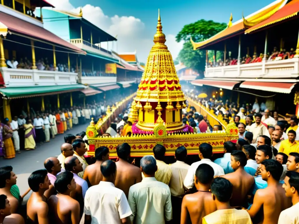 Devotos llevan Kavadis en vibrante procesión Thaipusam, evocando tradición, cultura y significado espiritual