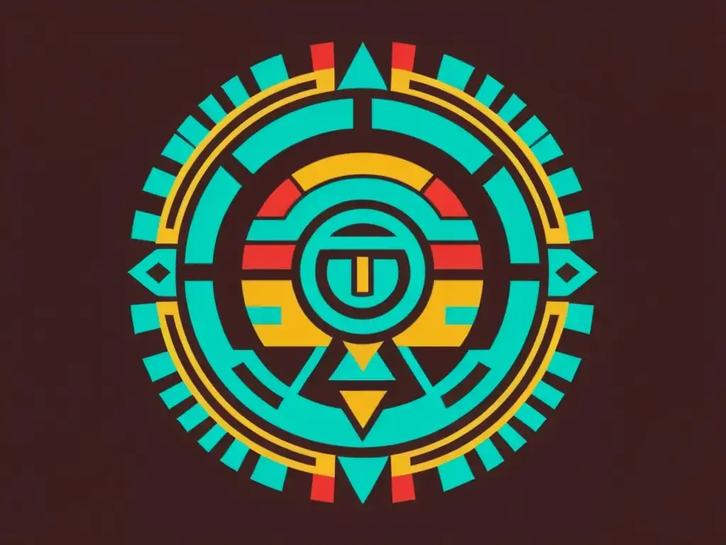 Diseño de marca con patrones históricos mayas entrelazados en un logotipo vintage, fusionando lo antiguo con lo moderno