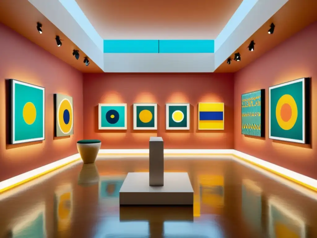 Galatea: Fusión de Arte y Realidad Aumentada Exploración de la galería de arte con patrones de realidad aumentada y vintage inspirados en la atmósfera artística