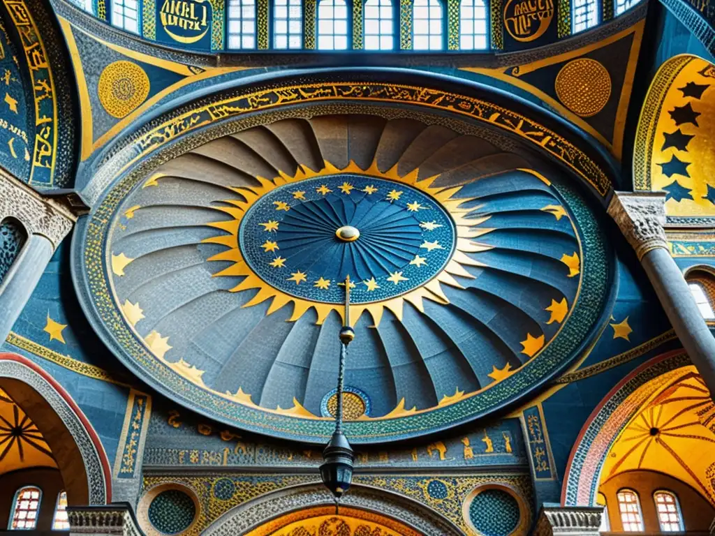 Increíble influencia de los mosaicos bizantinos en la colorida y detallada obra de arte de la Hagia Sophia en Estambul