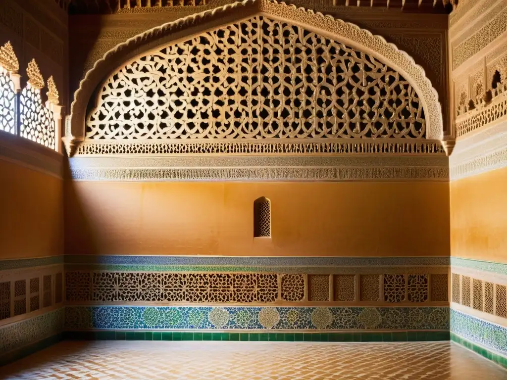Patrones islámicos representación figurativa en la Alhambra: un viaje a la majestuosidad de la arquitectura islámica a través de la luz y la sombra