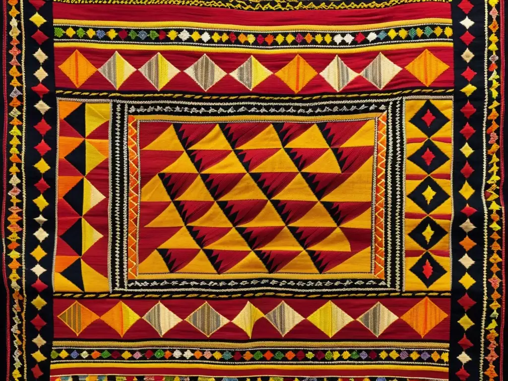 Una pieza de Phulkari con bordados intrincados en colores vibrantes, con motivos florales, muestra significados revolucionarios en Phulkari