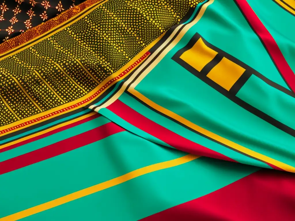 Tejido tradicional Kitenge muestra arte y moda global con colores y patrones vibrantes