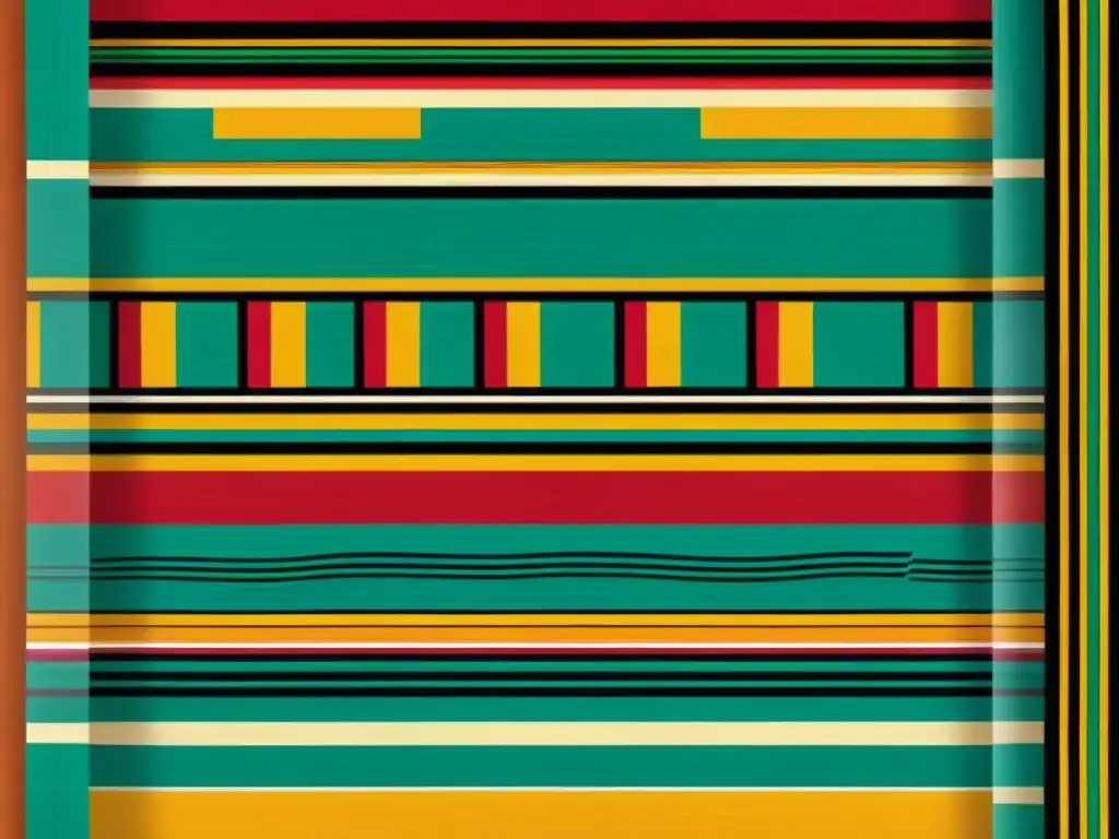 Textil mexicano tradicional con patrones e colores vibrantes, tejido con detalle y significado cultural