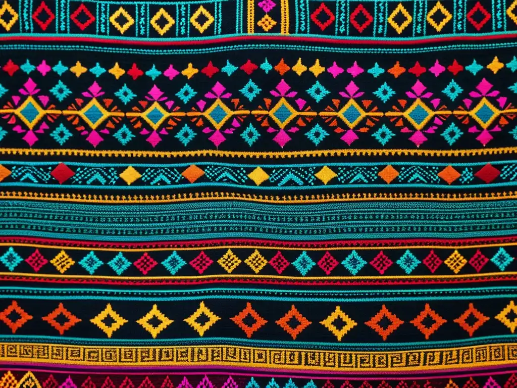 Textil tribal de la India, rico en significado simbólico y artesanía detallada