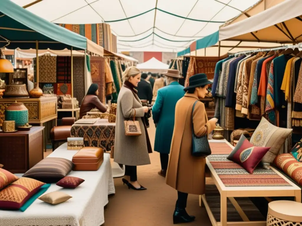 Un vibrante mercado con diversidad cultural