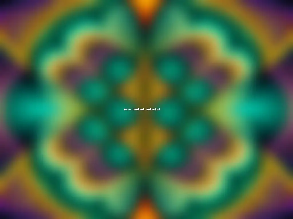 Patrón fractal vintage: Geometría vibrante y colores contrastantes Patrón fractal vintage de colores vibrantes y formas geométricas, evocando nostalgia y arte